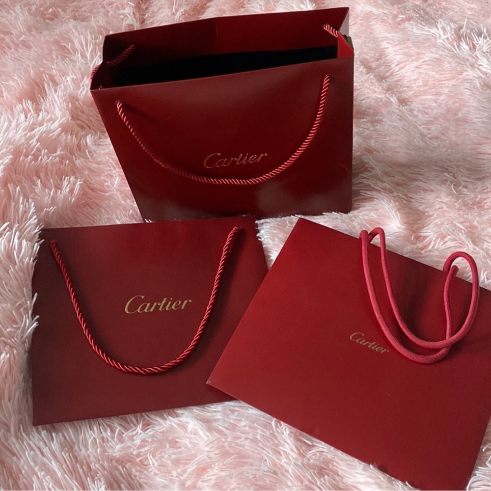 Authentic Cartier shopping bags 🛍️